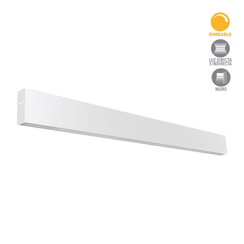 Luminaria de Sobreponer Muro Comercial CO6091BBNA Construlita