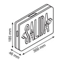 Luminaria de Sobreponer Muro Comercial CO6315BVEL Construlita