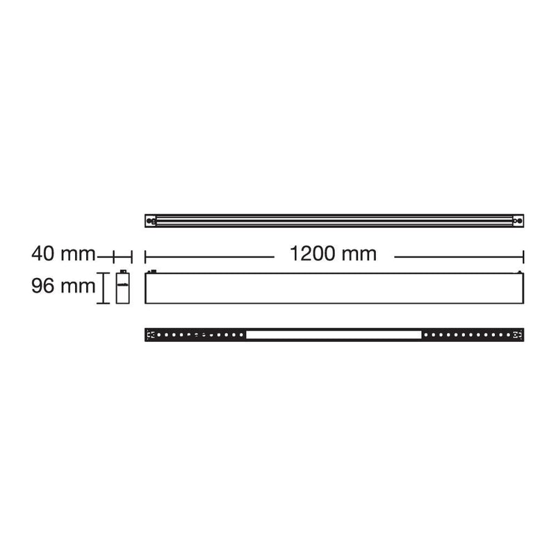 Luminaria de Suspender Comercial CO8089BCNA Construlita