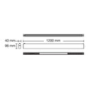 Luminaria de Suspender Comercial CO8089NCNA Construlita