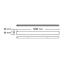 Luminaria de Suspender Comercial CO8092BBNA Construlita