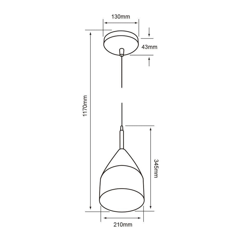 Colgante Interior CTL-7432/N Auva