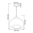 Colgante Interior CTL-8052/OP Luxor