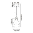 Colgante Interior CTL-8210/CR Bamba