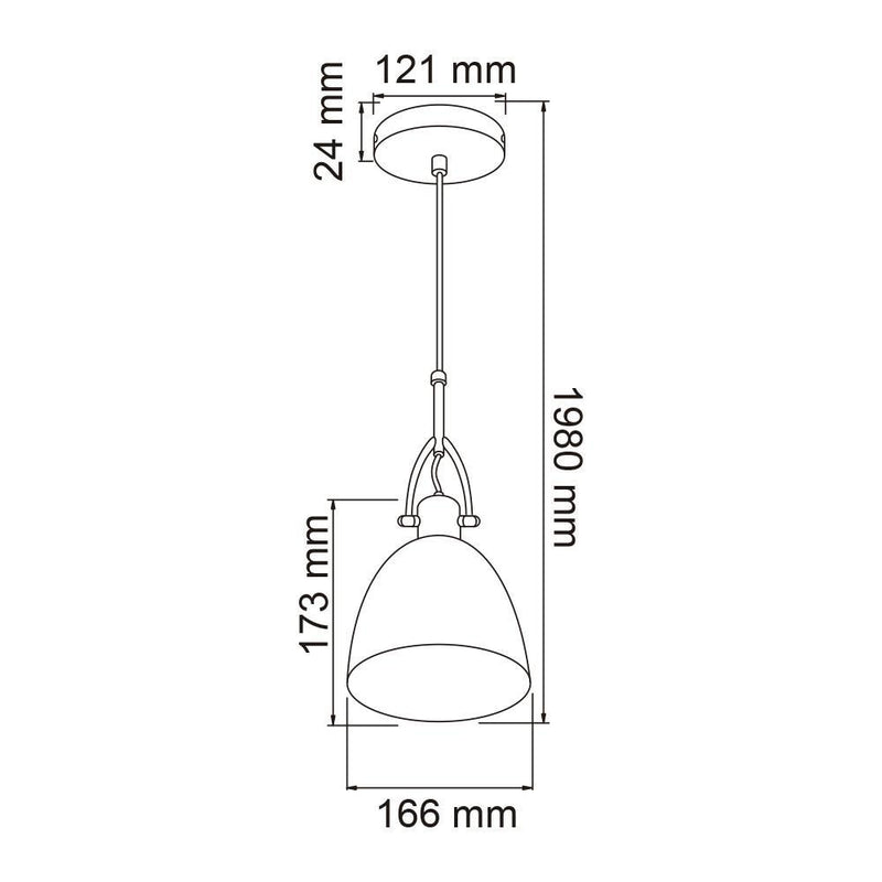 Colgante Interior CTL-8210/CR Bamba