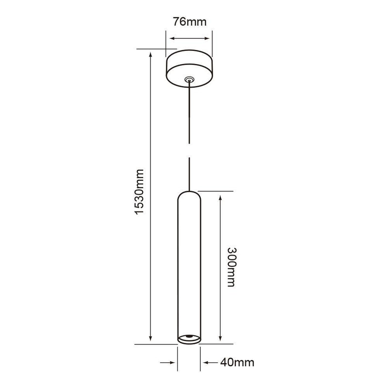 Colgante Interior CTLLED-152/30/N Epsilon