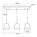 Colgante Interior CTLLED-802 Lamezia II