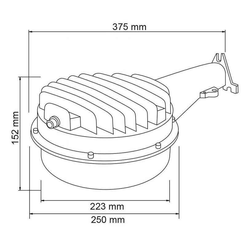 Pared Exterior ES-LED/501/G Estocolmo I