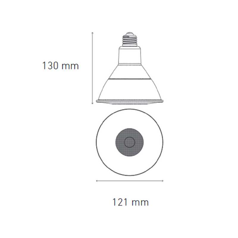 Foco Led Modelo F5019-1EJ Par 38 STD 40° 15W 3000 K Proveedor Magg