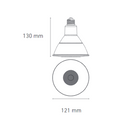 Foco Led Modelo F5019-1IJ Par 38 STD 40° 15W 4000 K Proveedor Magg
