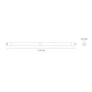 Tubo Led Modelo F5146-030 T8 Led Básico Transparente 16W 6000 K Proveedor Magg