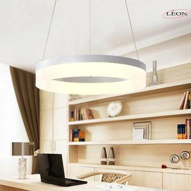 Lámpara colgante de aros uso interior led GD-B004-1B Marca LEON ILUMINACIÓN - Lite Shop