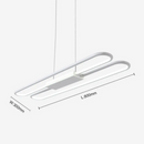 Lámpara colgante de aros uso interior led GD-B182/2 Marca LEON ILUMINACIÓN - Lite Shop