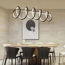 Lámpara colgante de aros uso interior led TP-B262-S Marca LEON ILUMINACIÓN - Lite Shop