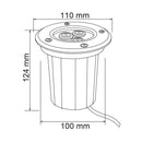 Sumergible Exterior H-520/3W/RGB Dijon