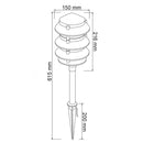 Mini Poste Exterior H-820/CF Antequera