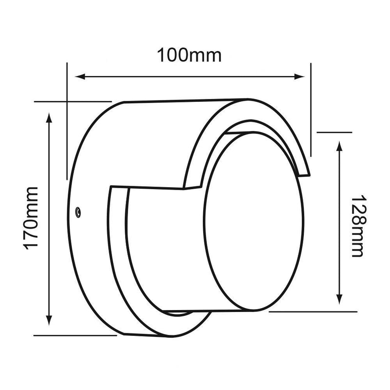 Pared Exterior HLED-1052/30/G Copeina I