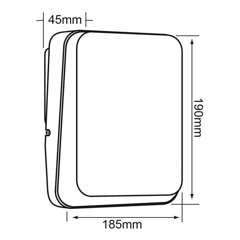 Pared Exterior HLED-1173/30/S Coridora