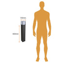 Mini Poste Exterior HLED-1202/G Cetus