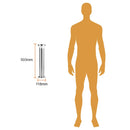 Mini Poste Exterior HLED-205/7W/30/S Alora