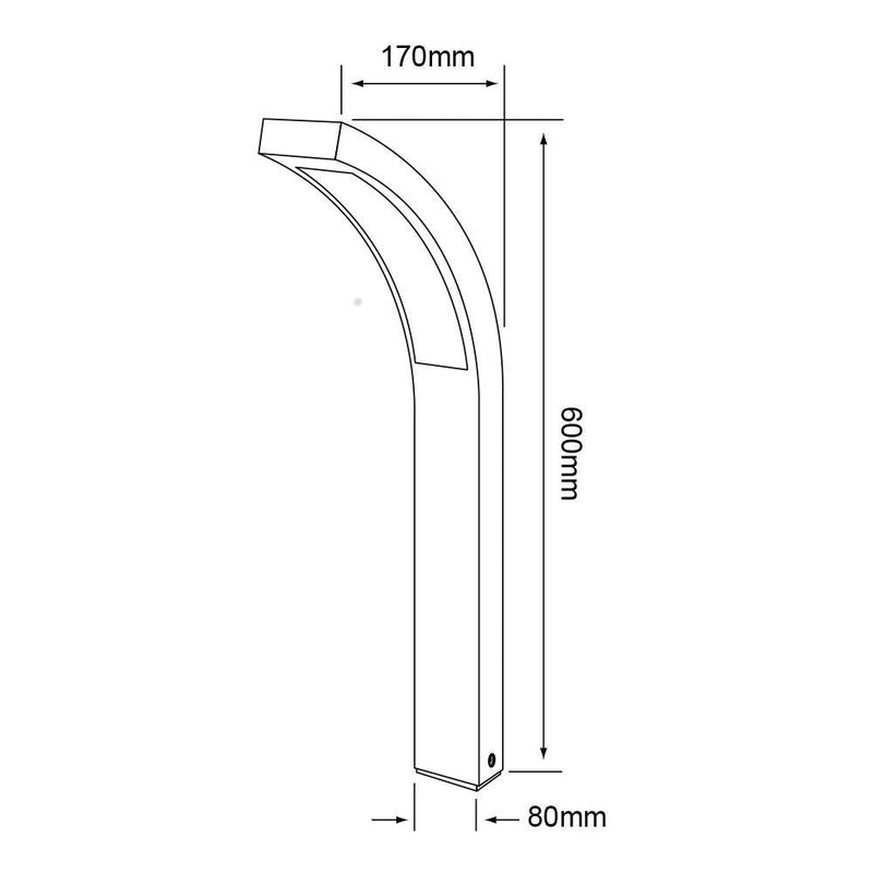 Mini Poste Exterior HLED-412/30 Meridia