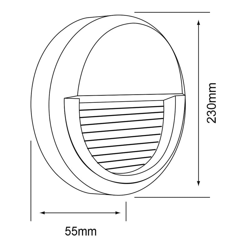 Pared Exterior HLED-805/S Anshan IV