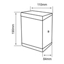 Pared Exterior HLED-845/30/CR Flavus