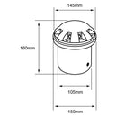 Empotrado Exterior HLED-909/30 Cedrela