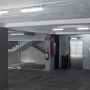 Luminaria de Sobreponer Techo Industrial y Grandes Superficies  IN4043GBNB Construlita