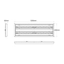 Luminaria de Suspender Industrial y Grandes Superficies  IN8011BBFA Construlita