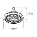 Luminaria de Suspender Industrial y Grandes Superficies  IN8030NBFA Construlita