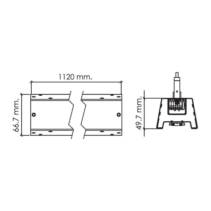 Luminaria de Suspender Industrial y Grandes Superficies  IN8846BBFA Construlita