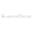 A Prueba de Vapor Modelo L5405-530 Gamma Led 1200 S Transparente 30W 121cm 6000 K Proveedor Magg