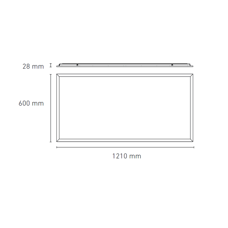 Panel Modelo L6049-130 Panel Soft 60x120 B 64W 6000 K Marco Blanco Proveedor Magg