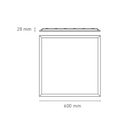 Panel Modelo L6056-130 Panel Soft 60x60 STD 40W 6000 K Marco Blanco Proveedor Magg