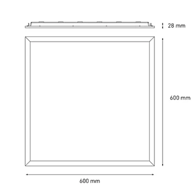 Panel Modelo L6069-1I0 Panel Soft 60x60 B 32W 4000 K Marco Blanco Proveedor Magg
