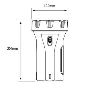 Linterna Emergencia LT150204N Zakar