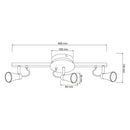 Riel Y Spot Interior LVR-2803/S Cassano I