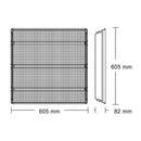 Luminaria de Empotrar en Techo Oficinas y Corporativos OF1321BBNA Construlita