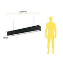 Luminaria de Suspender Oficinas y Corporativos OF8056NBNA Construlita