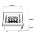Luminaria de Empotrar en Piso Urbano y Arquitectónico OU3166NBCA Construlita
