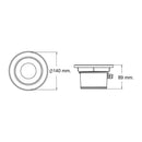 Luminaria de Empotrar en Piso Urbano y Arquitectónico OU3594NBCA Construlita