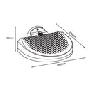 Luminaria de Sobreponer en Muro Urbano y Arquitectónico OU6082FBNA Construlita