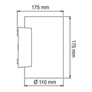 Luminaria de Sobreponer en Muro Urbano y Arquitectónico OU6091FBCB Construlita
