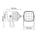 Luminaria de Sobreponer en Piso Urbano y Arquitectónico OU7025GBNB Construlita