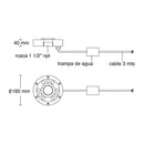 Luminaria de Sobreponer en Piso Urbano y Arquitectónico OU7046SRGG Construlita