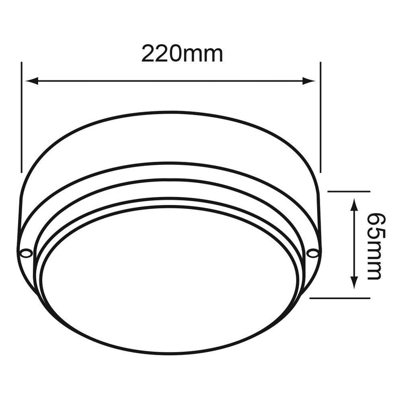 Plafon Interior PTLLED-1110/40/B Lacerta