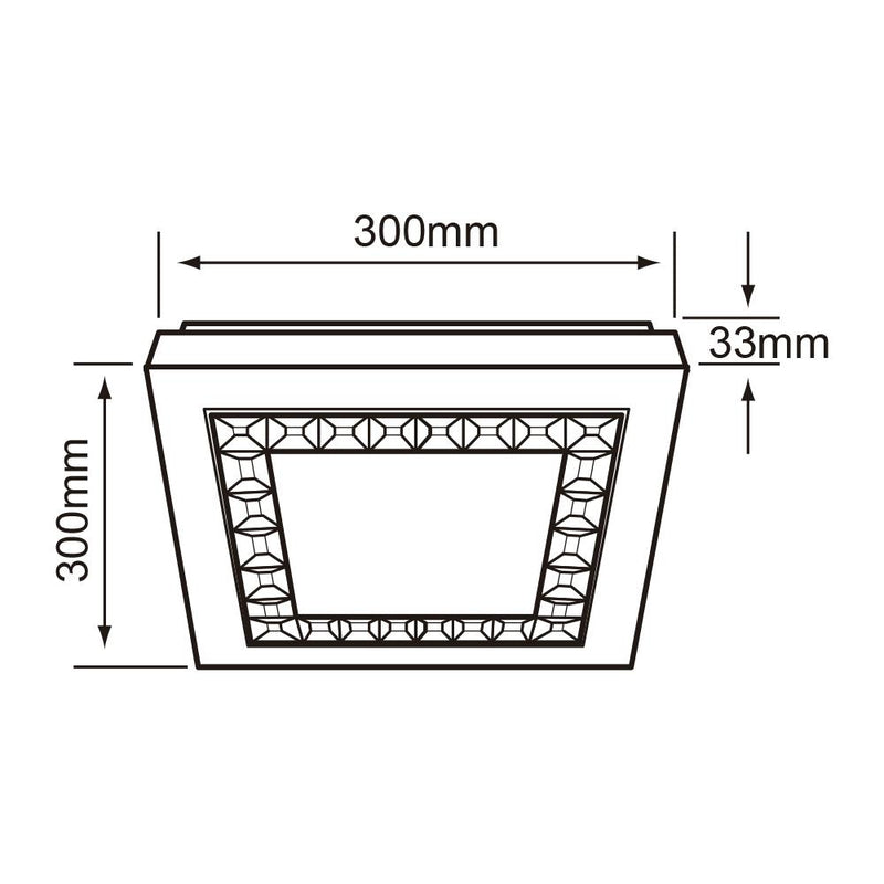 Plafon Interior PTLLEDC-006/40/B Zeta I