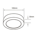 Plafon Interior PTLLEDD-R/002/40/B Sirius III