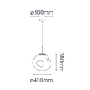 Colgante Interior MUNCH Q10400-CH Proveedor Quor Iluminación